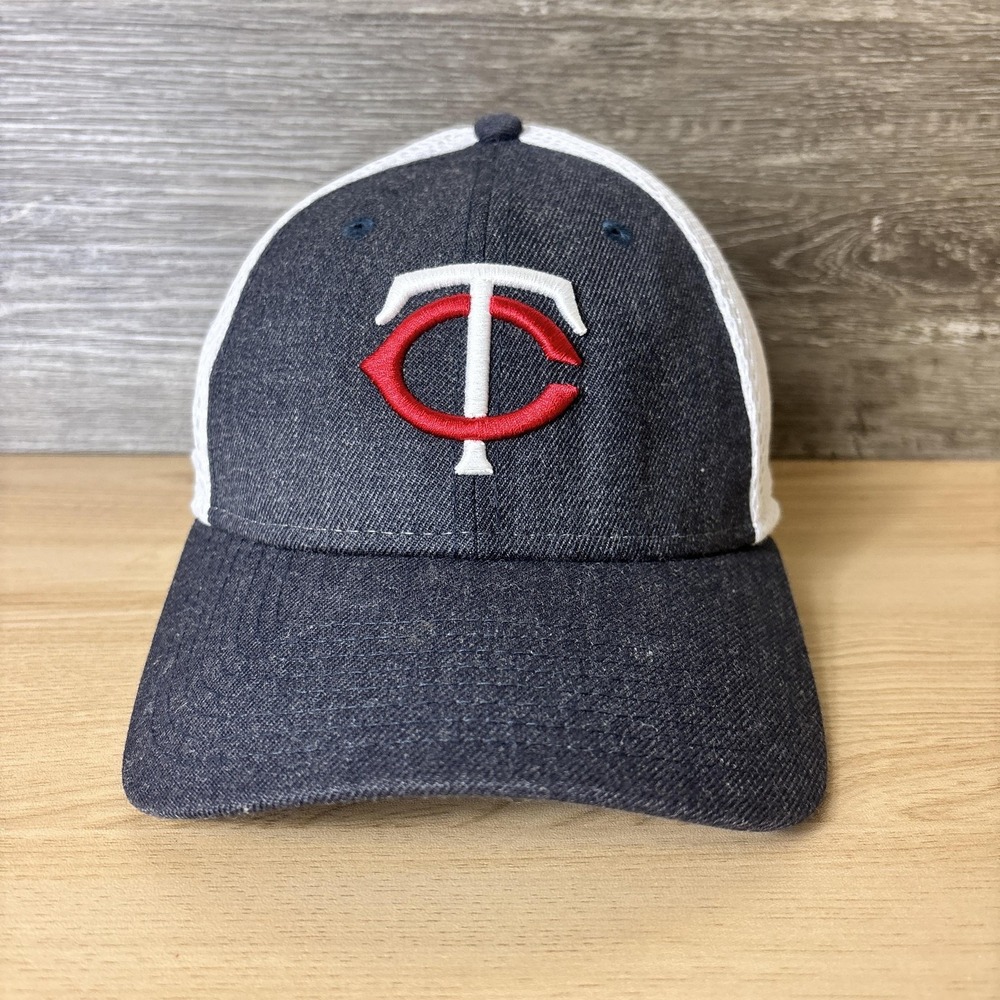 Minnesota Twins Hat Cap Fitted Mens S/M MLB Baseball Trucker New Era